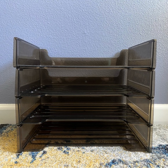 Rubbermaid 2551 Office Paper Stacking Letter Tray - Picture 6 of 13